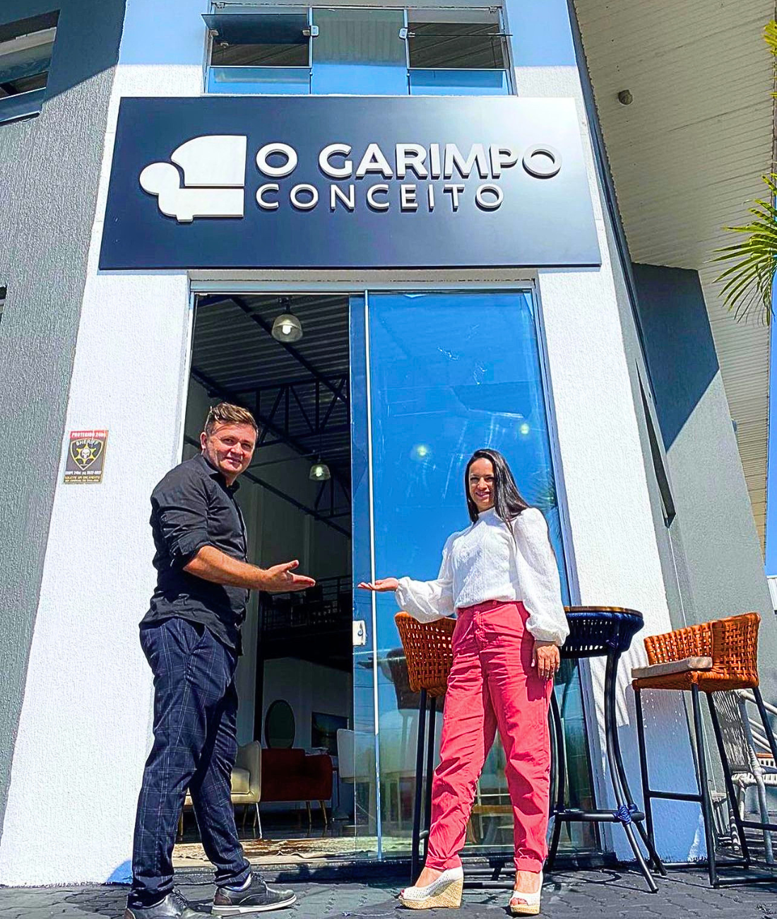Fundadores Cícero e Simone