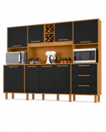 Kit Cozinha Apollo 8 Portas 3 Gavetas - Imagem 2