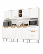 Kit Cozinha Apollo 8 Portas 3 Gavetas - Imagem 3