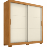 Roupeiro Titanium 2 Portas 4 Gavetas