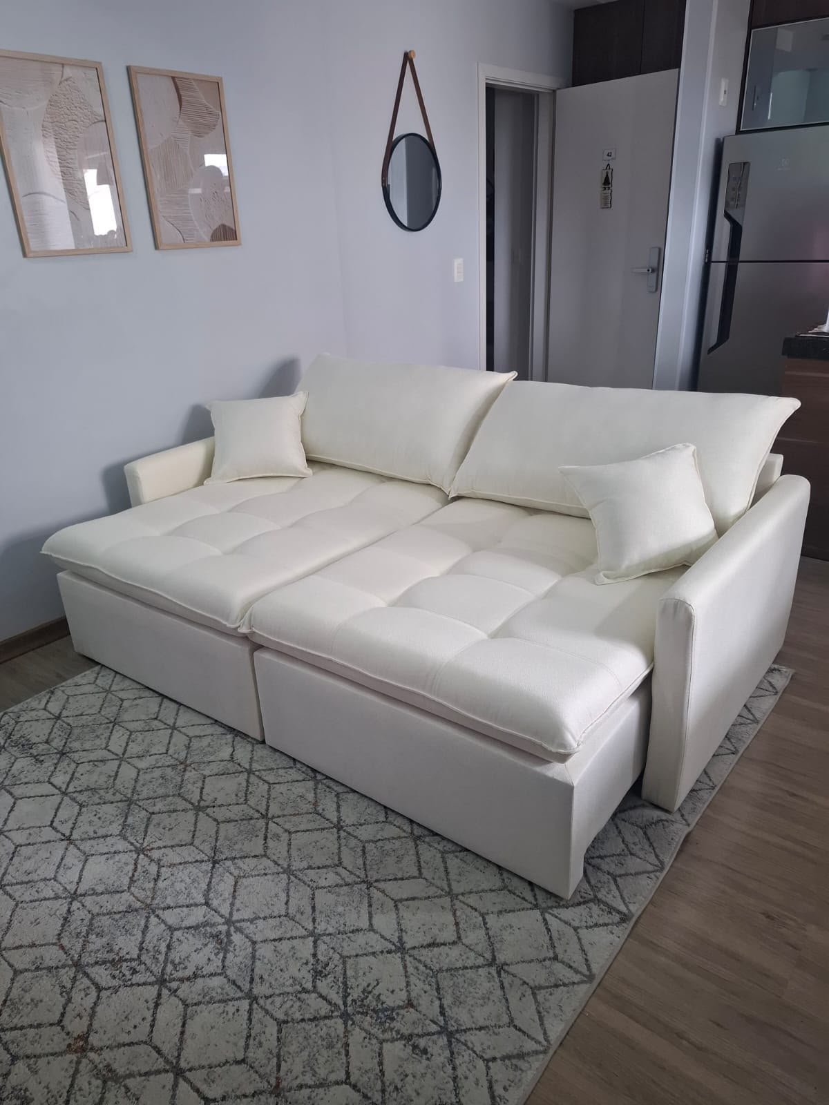 Entrega real Garimpo Outlet - casa de cliente 4