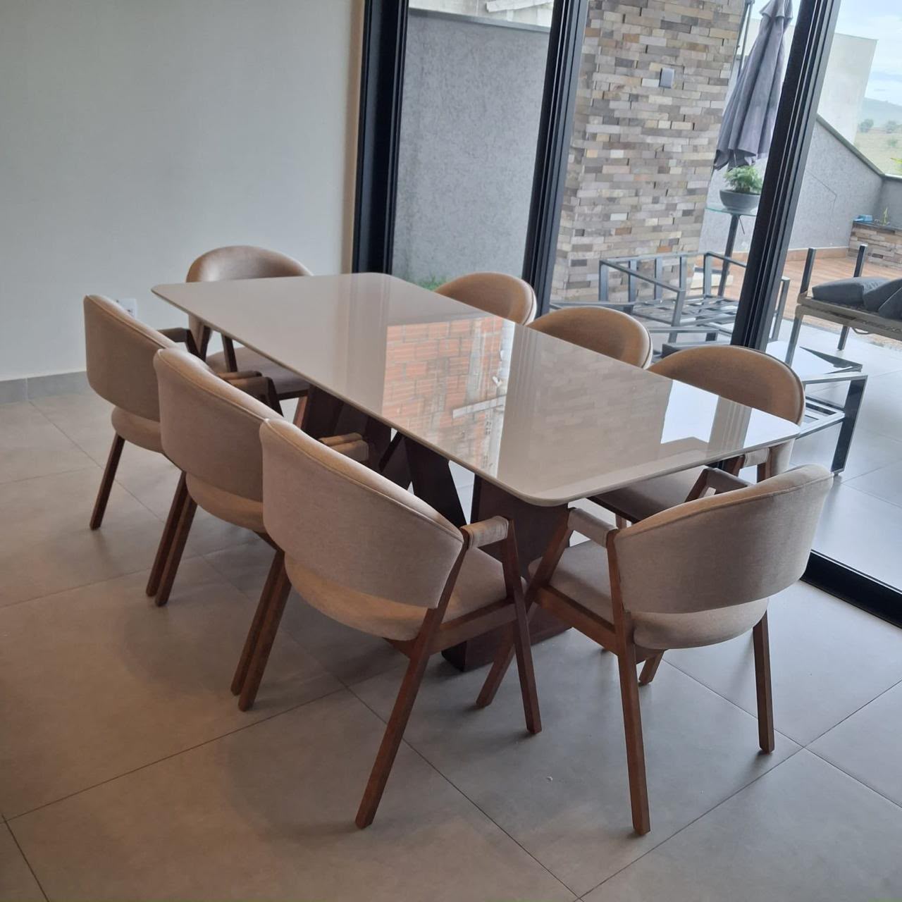 Entrega real Garimpo Outlet - casa de cliente 17