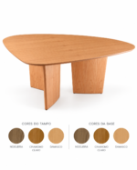 MESA MANACÁ ORGÂNICA LAMINADA - Imagem 3