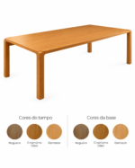 MESA RÁFIA LAMINADA - Imagem 3